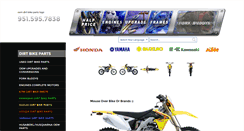 Desktop Screenshot of oemdirtbikeparts.com